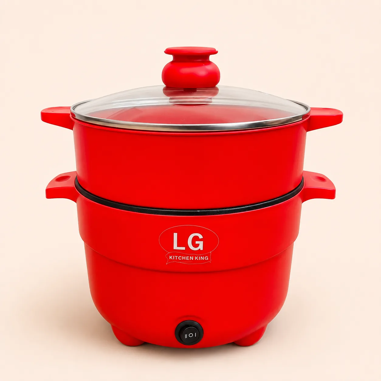 LG Kitchen King Multi Purpose Cooker 3L With Free Spoon, Pot, Steamer